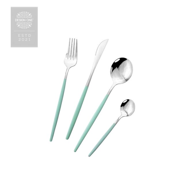 Chloe mint green and Silver