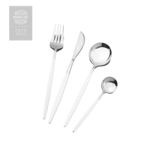 chloe white and silver