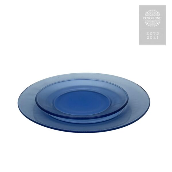 Light Blue Glass Chine set
